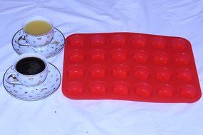 Cheff 12 Cup Muffin Bake Pan Silicon Cupcake Mold (12 Cup &amp; 24 Cup) N9