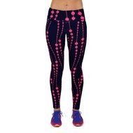 PHOTNO High Waist Fitness Yoga Sport Pants Printed Stretch Nine Points Leggings N9