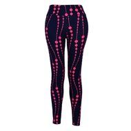 PHOTNO High Waist Fitness Yoga Sport Pants Printed Stretch Nine Points Leggings N10