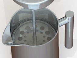 Stainless Steel French Press - 34oz, 8 Cup, Easy Clean, Insulated &ndash; Better than Glass Coffee Makers &ndash; 100% Happiness... N3