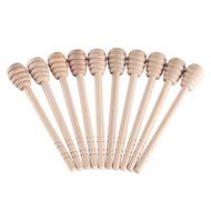 Geeklife Wood Honey Dippers ,6 inches Honey Dipper Stirring Stick Bulk for Honey Jar Dispense ,Pack of 10