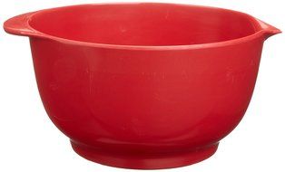 GHP 3-Piece Melamine Mixing Bowl Set with Non-Skid Silicone Bottoms, Yellow/Blue/Green N4
