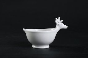 Tea Storage Bulk Candy Jars, Ceramic Reindeer Kitchen Canister Decor N13