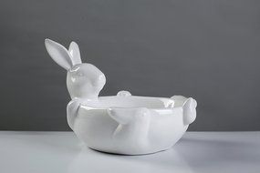 Tea Storage Bulk Candy Jars, Ceramic Reindeer Kitchen Canister Decor N20