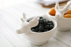 Tea Storage Bulk Candy Jars, Ceramic Reindeer Kitchen Canister Decor N22