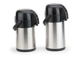 Air Pot, 3 Liter, Safety Lock, Metallic Finish, Insulated Double Wall Stainless Steel Construction