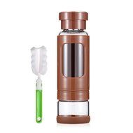 Tea Infuser/Tea Tumbler Water Bottle W/ Stainless Steel Loose Leaf Strainer Filter &amp;Spill-Proof Lid-Eco Borosilicate... N6