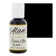 Super Black Premium Food Color Gel, 3/4 Ounce by Chef Alan Tetreault.