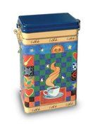 Cuisinox Coffee Tin, 250gm, Pattern May Vary
