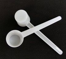 Lautechco&reg; 10pcs Plastic 5g White Coffee Spoon for Nespresso Refillable Reusable Compatible Capsule