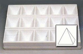 Pyramid Production Mold 4 oz. 15 cavities per tray