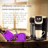 Skylety Freedom Clip for Keurig 2.0 Brewers, Fits All K-cup (2 Pack) N4