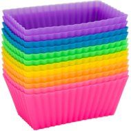 Beauty Clubs Silicone Rectangle Cake Muffin Cupcake Liner Chocolate Bake Cup Mold N4