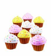 Wilton Premium Nonstick 3D Cupcake Pan, 6-Cavity N2
