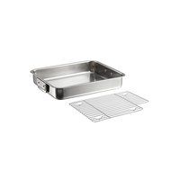 Roasting Pan Tramontina 16.5 in 18/10 Stainless Steel with Basting Grill