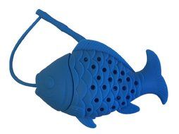 Playful Tea Infusers - set of 4 assorted FUN cute Silicone Stainless Steel Strainer Set for FUN tea party of Loose... N7