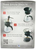 (Ship from USA) Melitta Coffee Maker 6 Cup Pour-Over Brewer with Glass Carafe 1-Count Pack of 1 /ITEM NO#8Y-IFW81854289987 N4