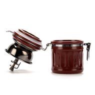 3E Home Manual Canister Ceramic Burr Coffee Mill Grinder, Stainless Steel Top and Ceramic Body N7