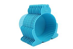 Trustworthy Buy 12-pack Reusable Silicone Frog Shape Baking Cups / Cupcake Liners - Blue N3