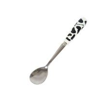 ASSIS Cow Lines Coffee Serving Spoon(Black)