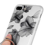 Badalink iPhone 7 Plus Case (5.5") 360 Degree Rotating Ring Holder Kickstand Shockproof Soft TPU Bumper Frame... N91