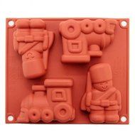 Toy Soldier and Train Silicone Mold