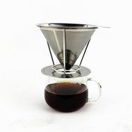 BLACK FRIDAY SALE - Reusable Pour Over Coffee Filter &ndash; Best Paperless Coffee Dripper with Double Layer Fine Mesh... N6