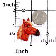 Horse Head Silicone Mold Make Your Own Western Chocolate, Fondant, Candy, Mints, Resin, Clay. Mold creates a small... N3