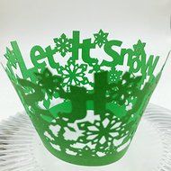 CozyT 50 PACK Cupcake Wrappers Artistic Bake Cake Paper Cups Vine Lace Laser Cut Liner Baking Cup Muffin Case... N27