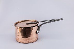 Classical Medium Copper Cooking Pan Lid Benham Sons Antique Service Kitchen Serving Dinner English Circa 1900 LS