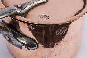 Classical Medium Copper Cooking Pan Lid Benham Sons Antique Service Kitchen Serving Dinner English Circa 1900 LS N2