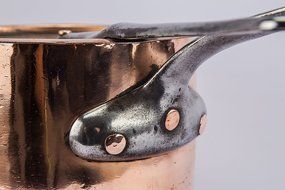 Classical Medium Copper Cooking Pan Lid Benham Sons Antique Service Kitchen Serving Dinner English Circa 1900 LS N3