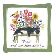 Alice's Cottage ACS11444 Cat on Bench Single Mug Mat