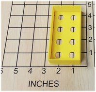 Lego Block Shaped Fondant Cookie Cutter and Stamp #1164