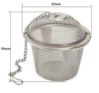 Kei Tea Infuser long handed stainless steel strainer N4
