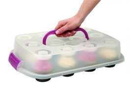 Chicago Metallic Uptake Bake &amp; Serve Cupcake Set 26725 N4