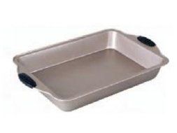 Gibson Oster Lexton 13-Inch by 9-Inch Roasting Pan, Champagne