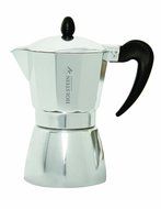 Holstein Housewares H-08081 6-Cup Aluminum Espresso Maker - Red