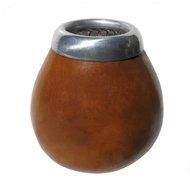 ARGENTINA MATE GOURD YERBA TEA WITH STRAW BOMBILLA 0035