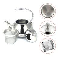 Tea Kettle CHANMOL 50oz Stainless Steel Tea Pot with Infuser Filter Arc Handle ,Best Polished Espresso Coffee... N9