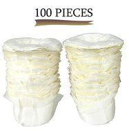 Greenco 100 Disposable Replacement K-cup Filters - Compatible with Keurig K-cup Coffee Machines