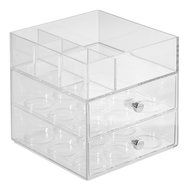 InterDesign Single Serve Coffee Pod Holder for Kitchen Pantry, Countertops - Holds 27 Capsules, Clear N14