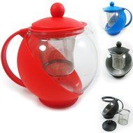 1 Pc Glass Tea Kettle Pot Thermo Teapot Filter Brewer Steep Infuser Coffee 25 Oz