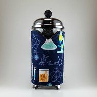 French Press Cozy Cover, 8 cup, Cafetiere Cosy, Science, Geeky, Chemistry