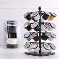 AmazonBasics Coffee Storage Carousel for K-Cup Pods - 32 Pod Capacity N3