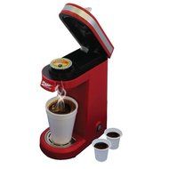 Mega Cocina Single Serve Compact K-Cup Brewer, Red N3