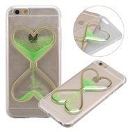 iPhone 4S Case,Phezen Bling Glitter Soft Gel Clear TPU Case for iPhone 4/4S , Glow in the Dark Luminous Heart... N39