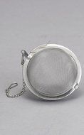 HIC Snap Mesh Tea Ball Infuser, 18/8 Stainless Steel, Carded N6