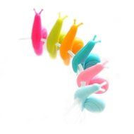 Moolecole Tea Infuser Label For Hanging Tea Bag Environmental Silicone Snails Clip (Six Colors, Set of 6, 1 Set) N3