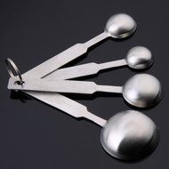 JASTON 4Pcs Stainless Steel Kitchen Cook Measuring Spoon Teaspoon Set N3